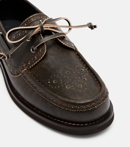 Mocassini in pelle - Brunello Cucinelli - Modalova