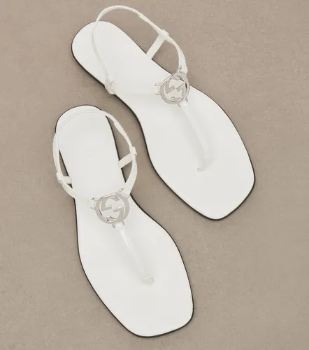 Sandalias Interlocking G de charol - Gucci - Modalova