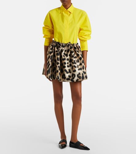Minigonna con stampa leopardata - Givenchy - Modalova