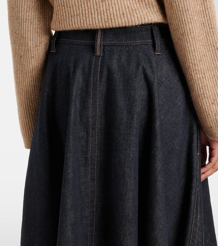 Brunello Cucinelli Denim midi skirt - Brunello Cucinelli - Modalova