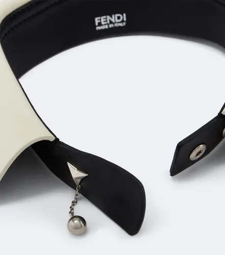 Fendi Collar de piel adornado - Fendi - Modalova