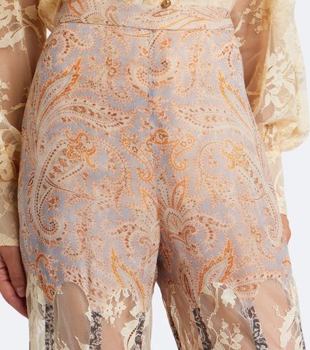 Pantaloni flared Valiant in seta - Zimmermann - Modalova
