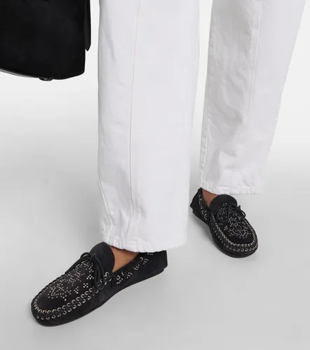 Freen embellished suede moccasins - Isabel Marant - Modalova