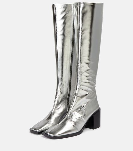 Leather knee-high boots - Jil Sander - Modalova