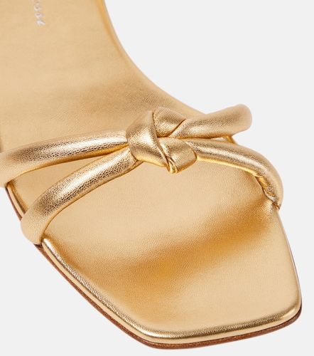 Juno 05 metallic leather sandals - Gianvito Rossi - Modalova