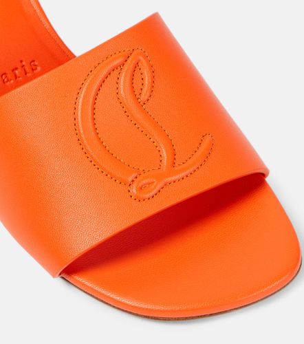 So CL 55 embossed leather mules - Christian Louboutin - Modalova