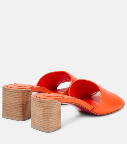 So CL 55 embossed leather mules - Christian Louboutin - Modalova
