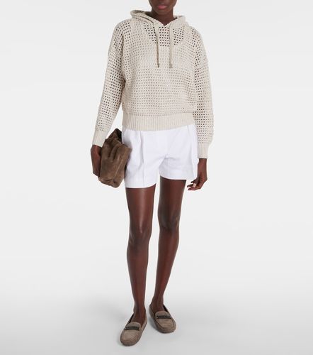 Shorts de algodón plisados - Brunello Cucinelli - Modalova