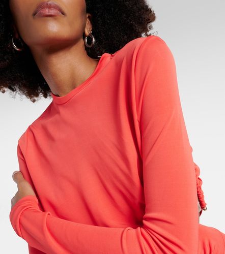 Embellished jersey crop top - Christopher Esber - Modalova