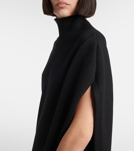 Asymmetric caped turtleneck sweater - Alaia - Modalova