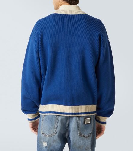 Embroidered virgin wool cardigan - Dolce&Gabbana - Modalova
