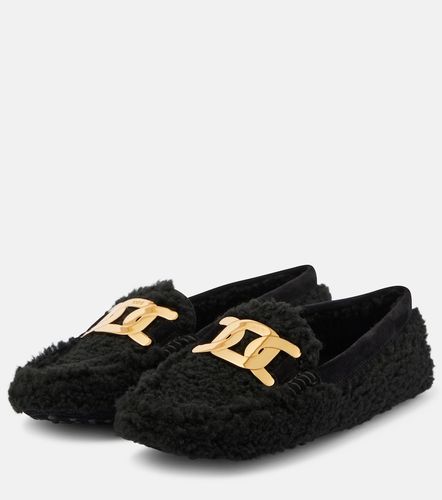 Mocasines Gommini Catena de shearling - Tod's - Modalova
