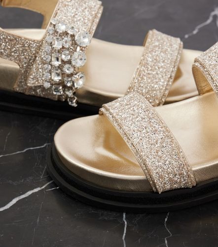 Verity embellished glitter sandals - Jimmy Choo - Modalova