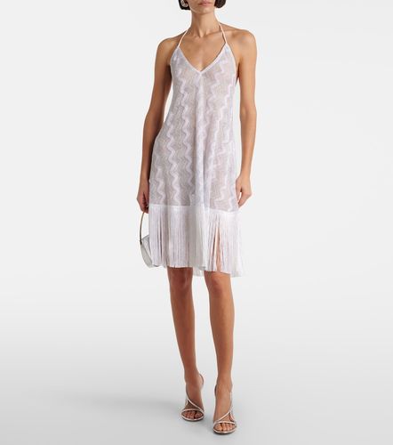 Vestido de playa de lamé en zigzag - Missoni - Modalova