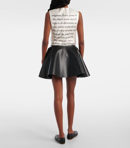 Circle leather miniskirt - JW Anderson - Modalova