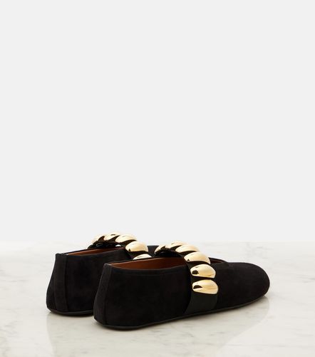 Alaïa Bailarinas de ante adornadas - Alaia - Modalova