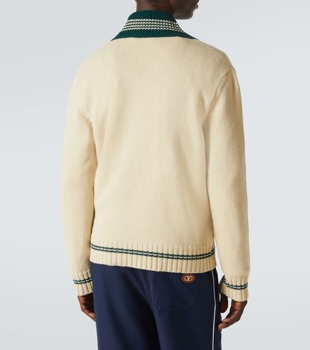 Pullover in jacquard di lana - Valentino - Modalova