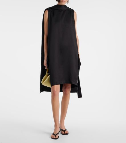 Vestido corto Cocoon de satén - Toteme - Modalova
