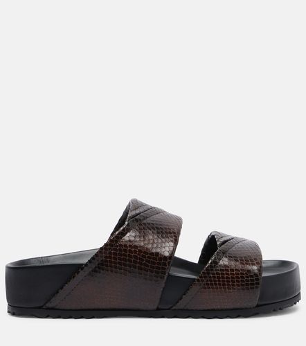 Leather platform sandals - Dries Van Noten - Modalova
