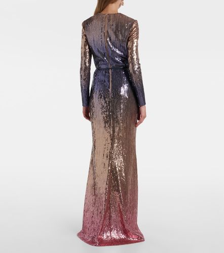 Abito lungo con paillettes - Elie Saab - Modalova