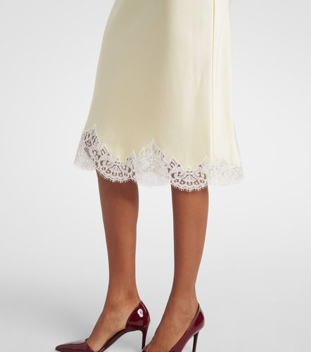 Abito sottoveste in raso con pizzo - Stella McCartney - Modalova
