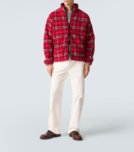 Check wool-blend jacket - Burberry - Modalova