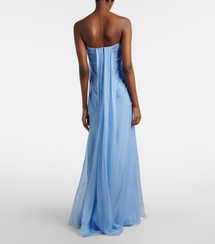 McQueen Bustier-Robe aus Seide - McQueen - Modalova
