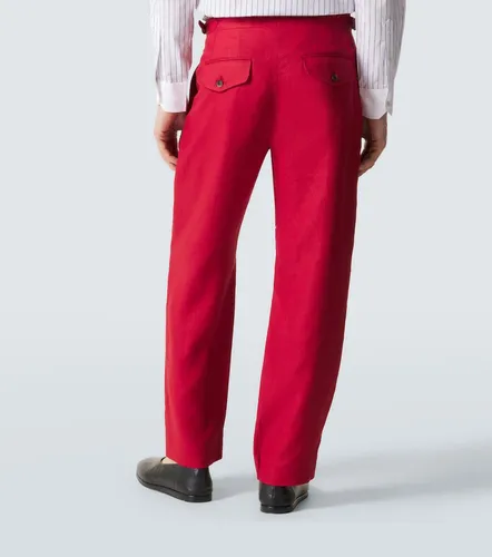 Bode Linen straight pants - Bode - Modalova