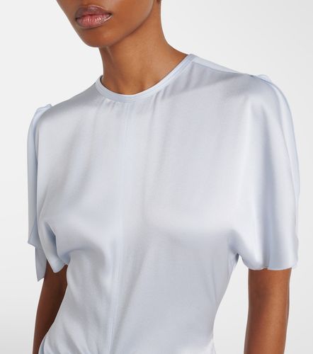 Abito lungo in raso - Victoria Beckham - Modalova