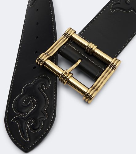 Etro Cinturón de piel bordado - Etro - Modalova