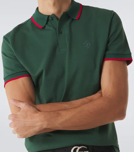 Polo de piqué en mezcla de algodón - Gucci - Modalova