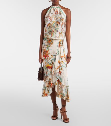 Etro Top de seda estampado - Etro - Modalova