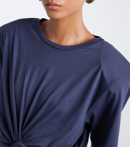 Camiseta cropped en mezcla de algodón - Magda Butrym - Modalova