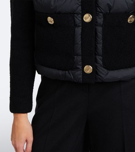 Cárdigan de plumas en mezcla de lana - Moncler - Modalova