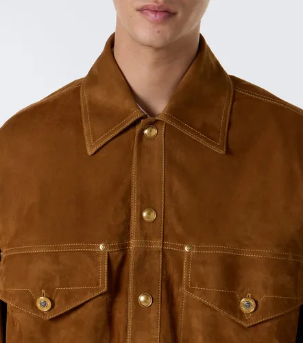 Versace Suede blouson jacket - Versace - Modalova