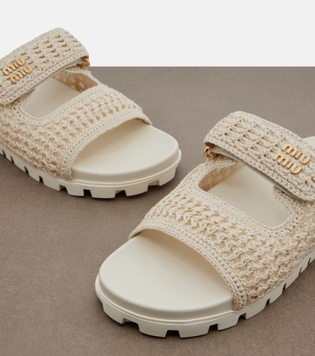 Miu Miu Sandalias de croché - Miu Miu - Modalova