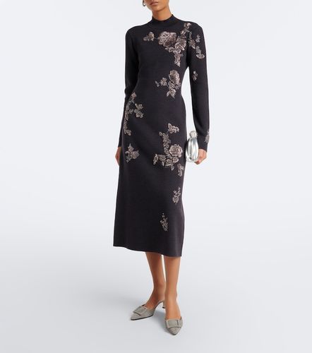 Beaded wool-blend sweater dress - Oscar de la Renta - Modalova