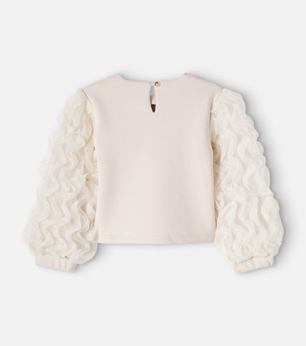 Blusa Sien en mezcla de algodón con tul - Donsje - Modalova