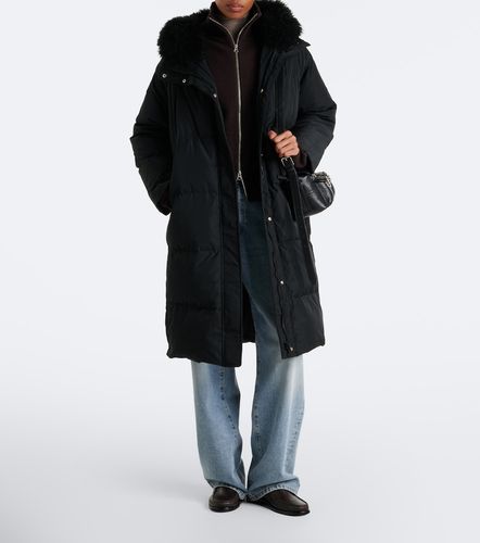 Daunenmantel mit Shearling - Yves Salomon - Modalova