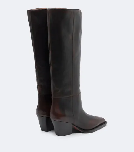 Jane leather knee-high boots - Paris Texas - Modalova