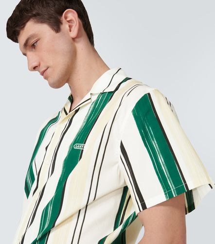 Camisa bowling de algodón a rayas - Lanvin - Modalova