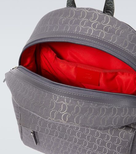 Mochila Zip N Flap de jacquard con logo - Christian Louboutin - Modalova