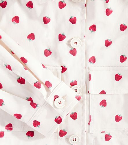 Chaqueta en mezcla de algodón estampada - Monnalisa - Modalova