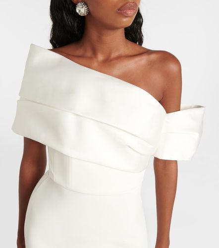 Alexis twill and crepe gown - Solace London - Modalova