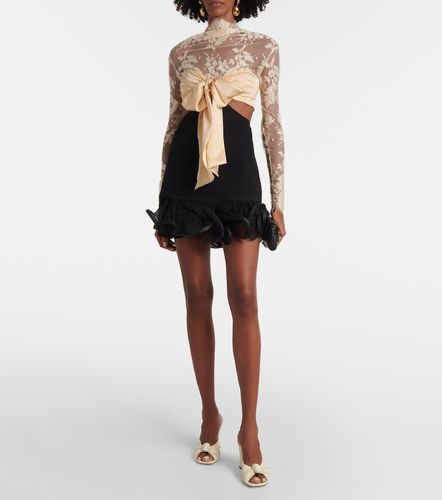 Abito corto Illustration Flounce con pizzo - Zimmermann - Modalova