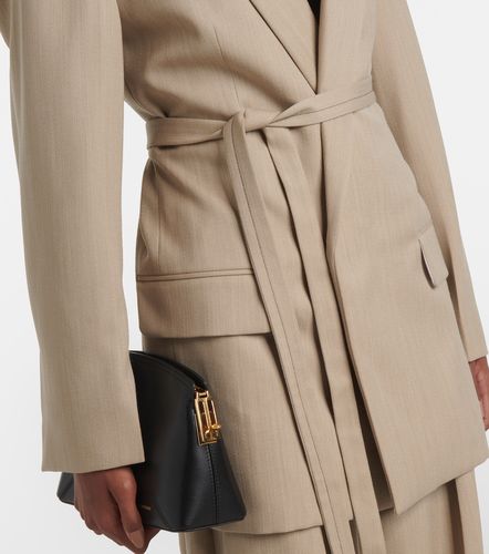Victoria Beckham Belted wool blazer - Victoria Beckham - Modalova