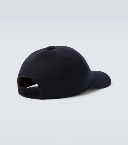 Embroidered cashmere baseball cap - Zegna - Modalova