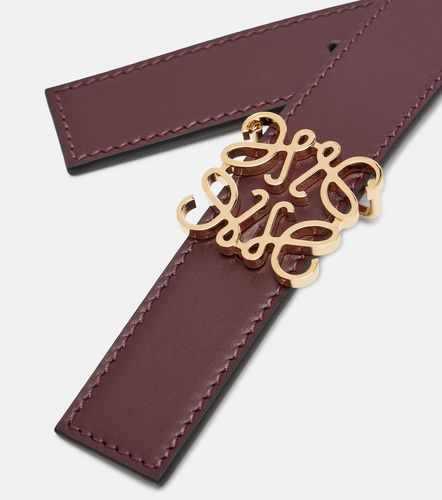 Cinturón de piel con anagrama - Loewe - Modalova