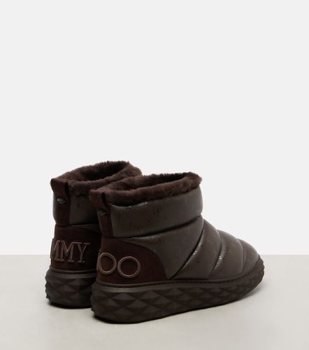 Stivali doposci Xan in pelle con shearling - Jimmy Choo - Modalova