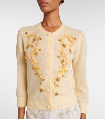 Beaded alpaca and wool-blend cardigan - Jacques Wei - Modalova